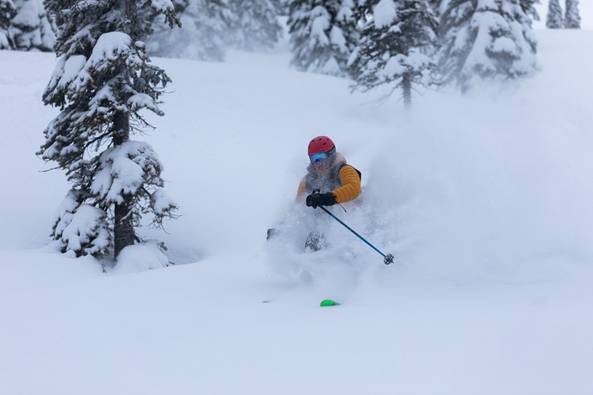 fernie and kicking horse powder day
