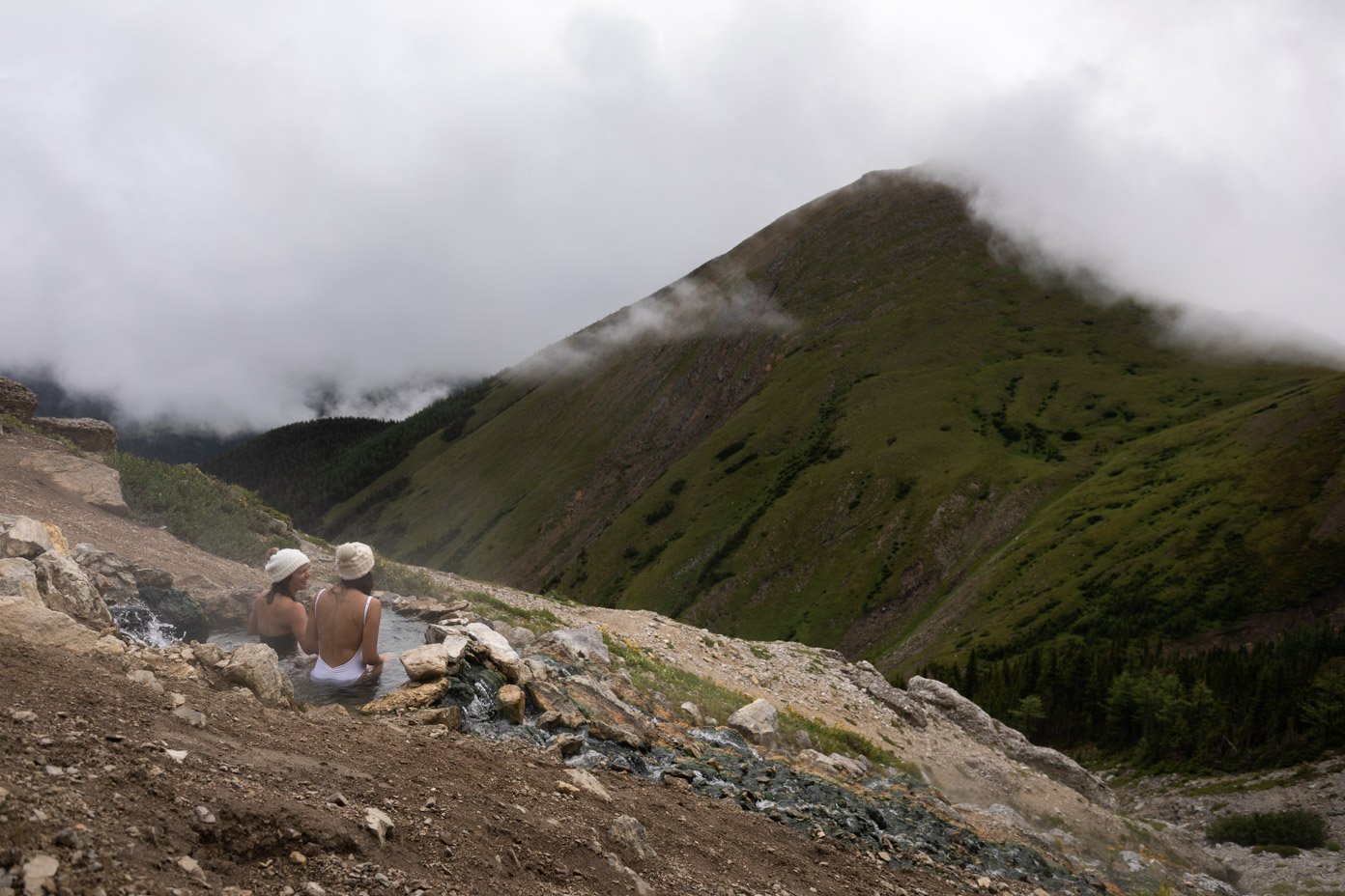 Mist Mountain Hot Springs View