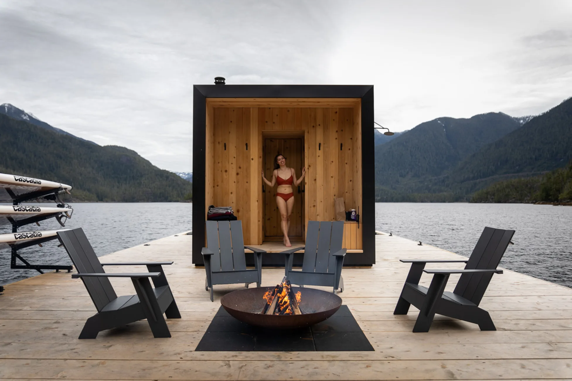 Playing On The Roof Of A Floating Sauna ? Impressions From The